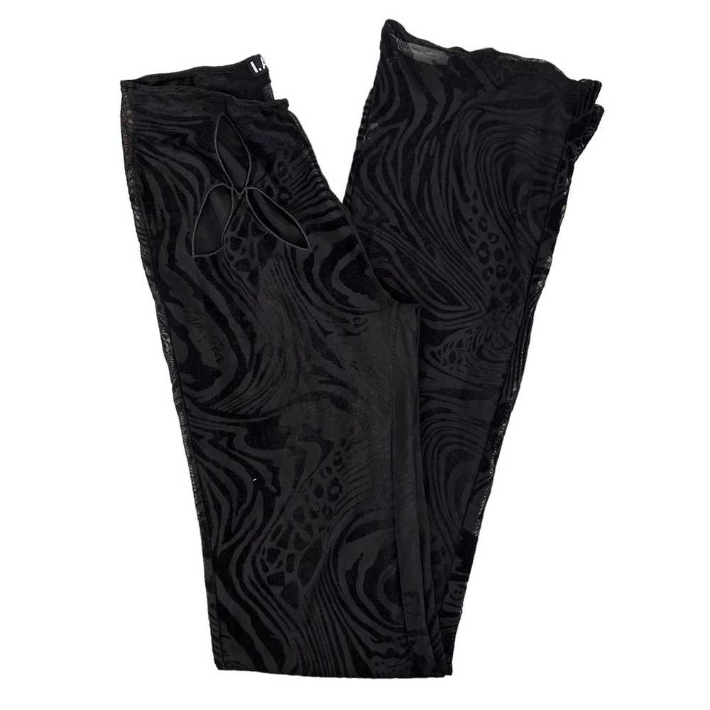 Other I AM GIA Black Amina Sheer Pants Sz S - image 9