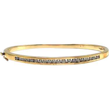 Diamond Bangle Bracelet 14k