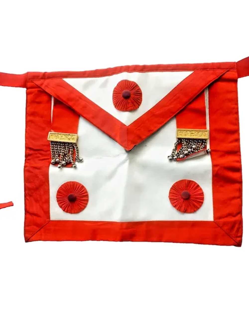 MASONIC LEATHER APRON Grand Master Original freem… - image 2