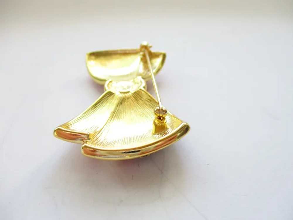 Vintage Joan Rivers Patriotic Ribbon Bow Brooch R… - image 11