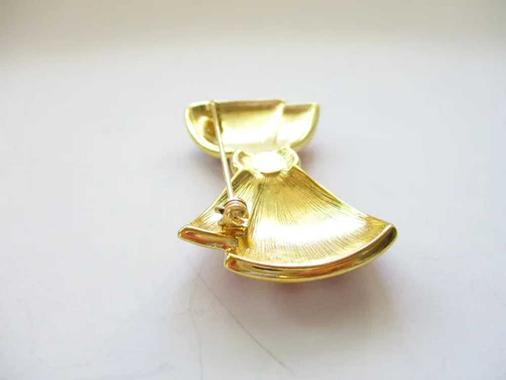 Vintage Joan Rivers Patriotic Ribbon Bow Brooch R… - image 9