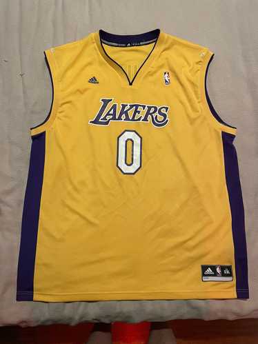 Adidas SIGNED Adidas Los Angeles Lakers Jersey (#0