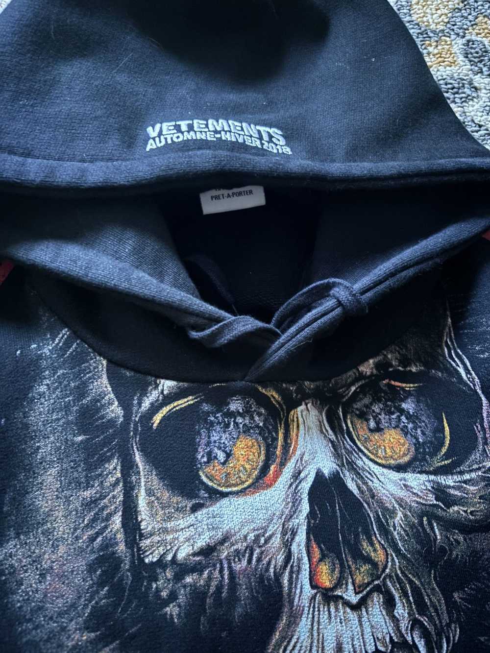 Vetements Vetements 2018 misplaced Skull hoodie - image 3