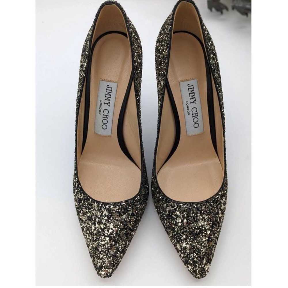 Jimmy Choo Romy glitter heels - image 2