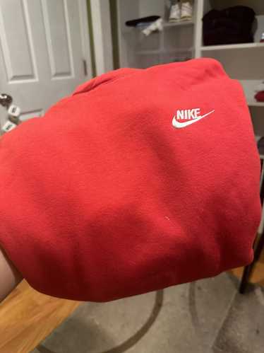 Nike red nike hoodie