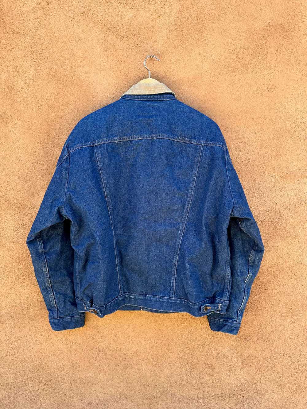 Wrangler Denim Jacket with Corduroy Collar, Blank… - image 3