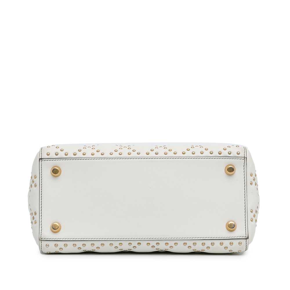 Product Details Dior White Medium Lambskin Cannag… - image 4