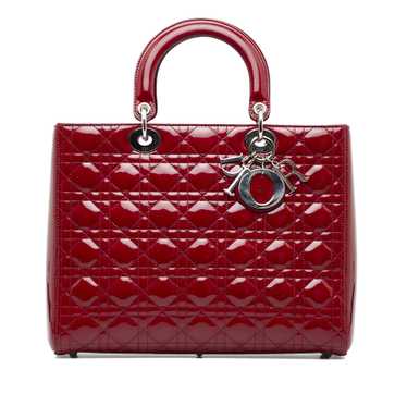 Product Details Dior Red Patent Leather Large Can… - image 1