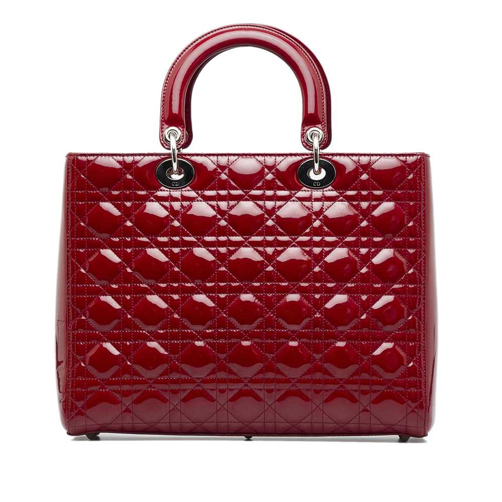 Product Details Dior Red Patent Leather Large Can… - image 3