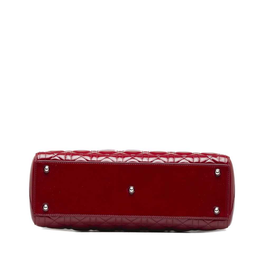 Product Details Dior Red Patent Leather Large Can… - image 4