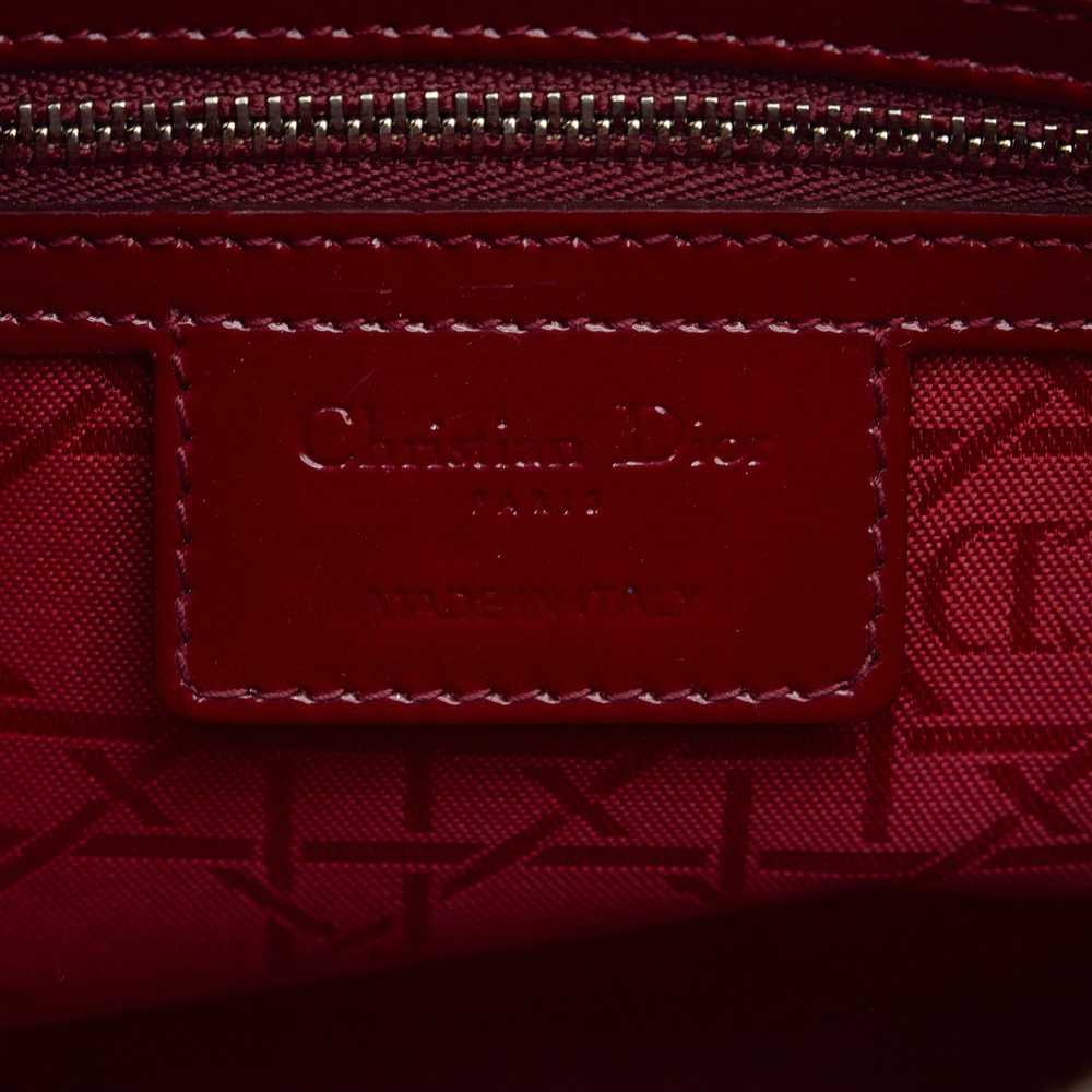 Product Details Dior Red Patent Leather Large Can… - image 6