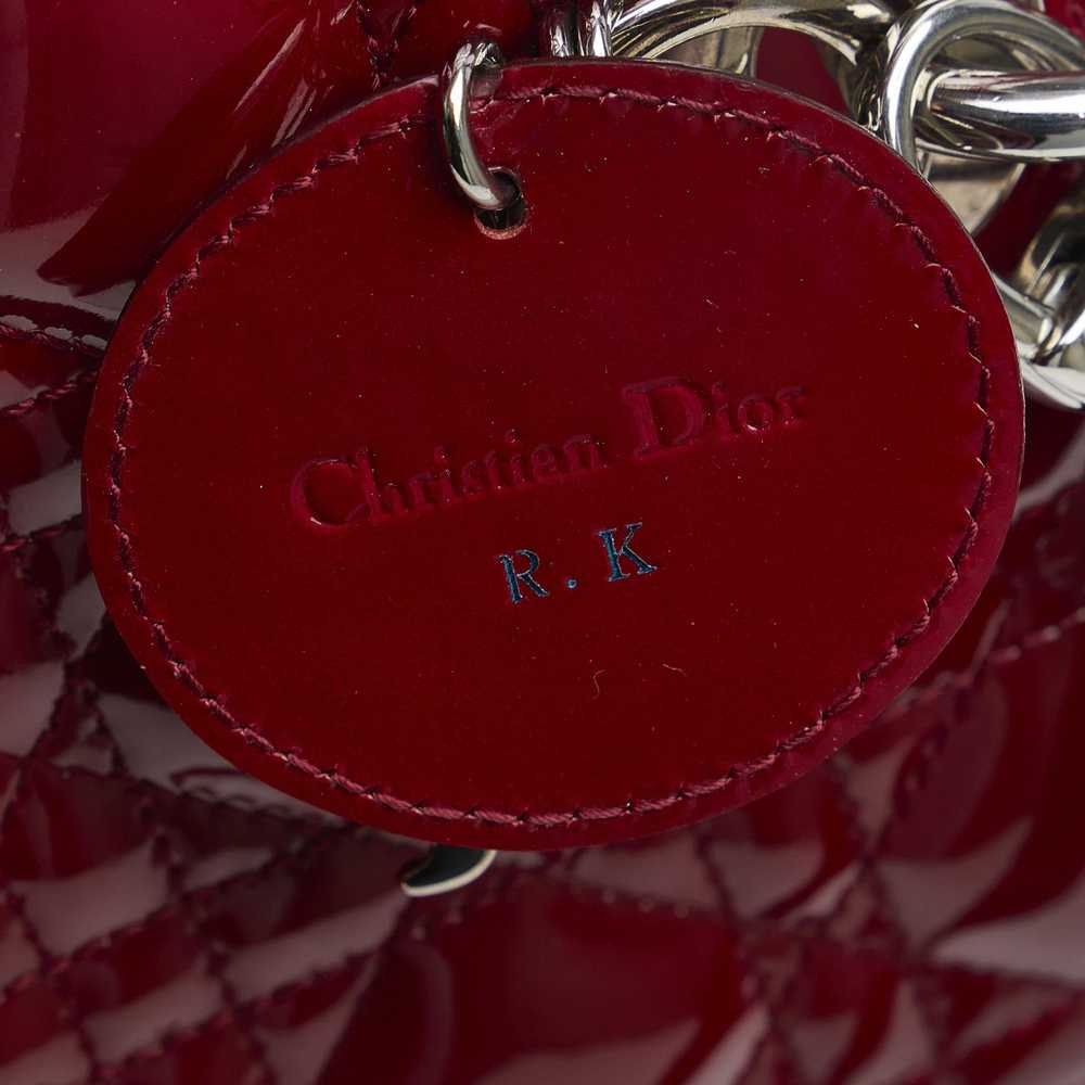 Product Details Dior Red Patent Leather Large Can… - image 8