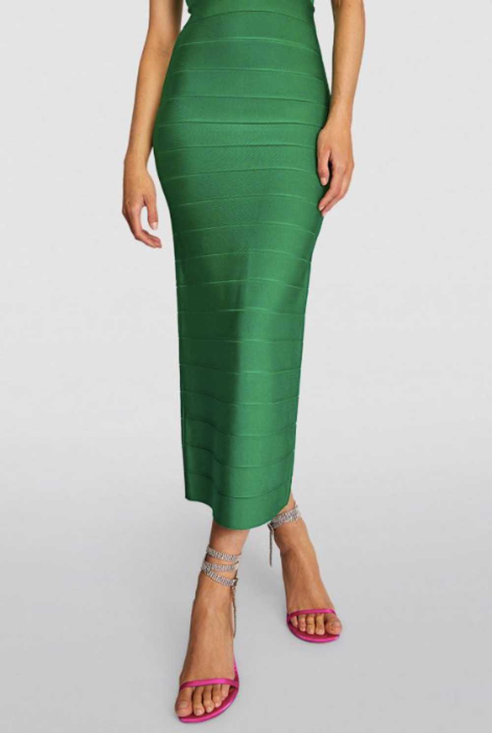 Managed by hewi Herve Leger Green Bandage Midi Dr… - image 3