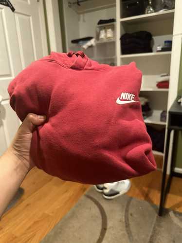 Nike dark red nike hoodie