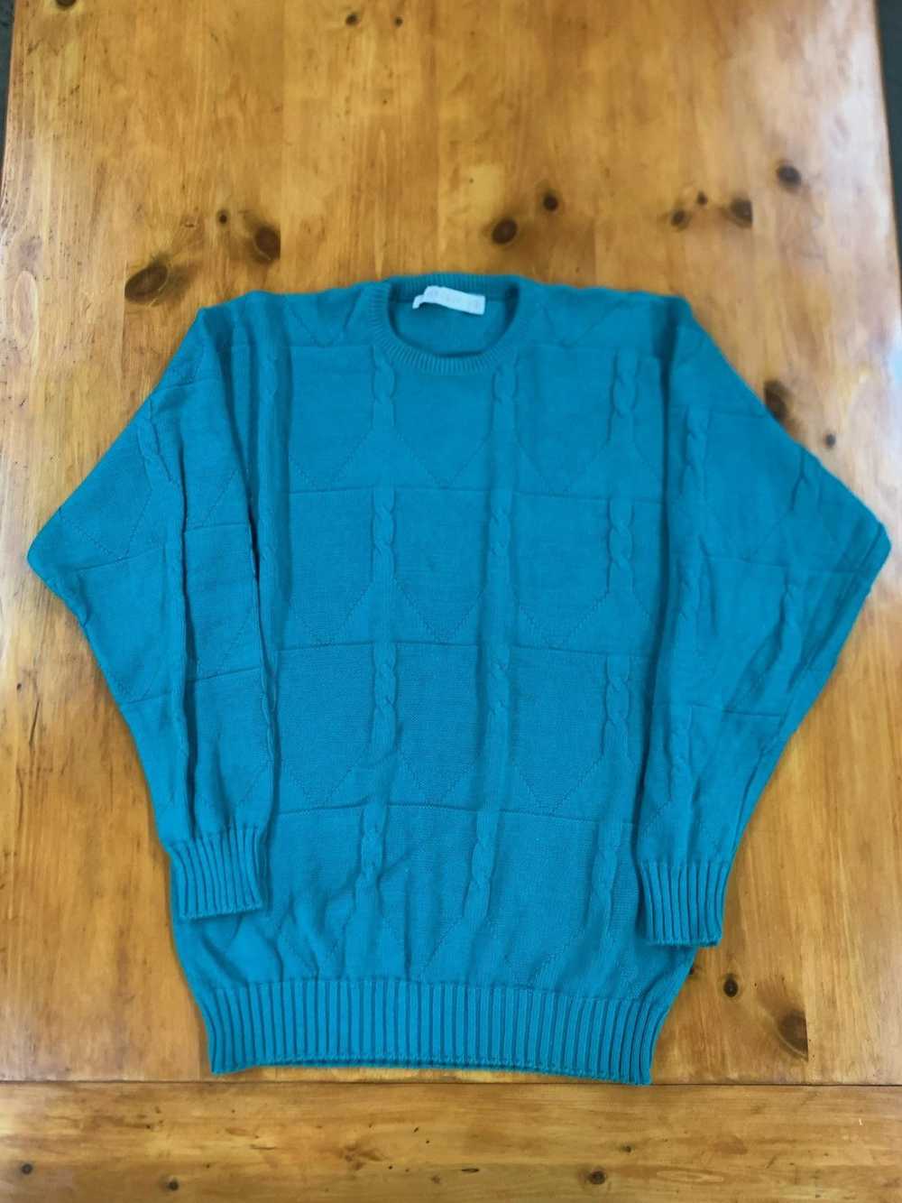 Cardigan × Coloured Cable Knit Sweater × Vintage … - image 3