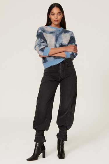 The Kooples Blue Colorblock Sweater