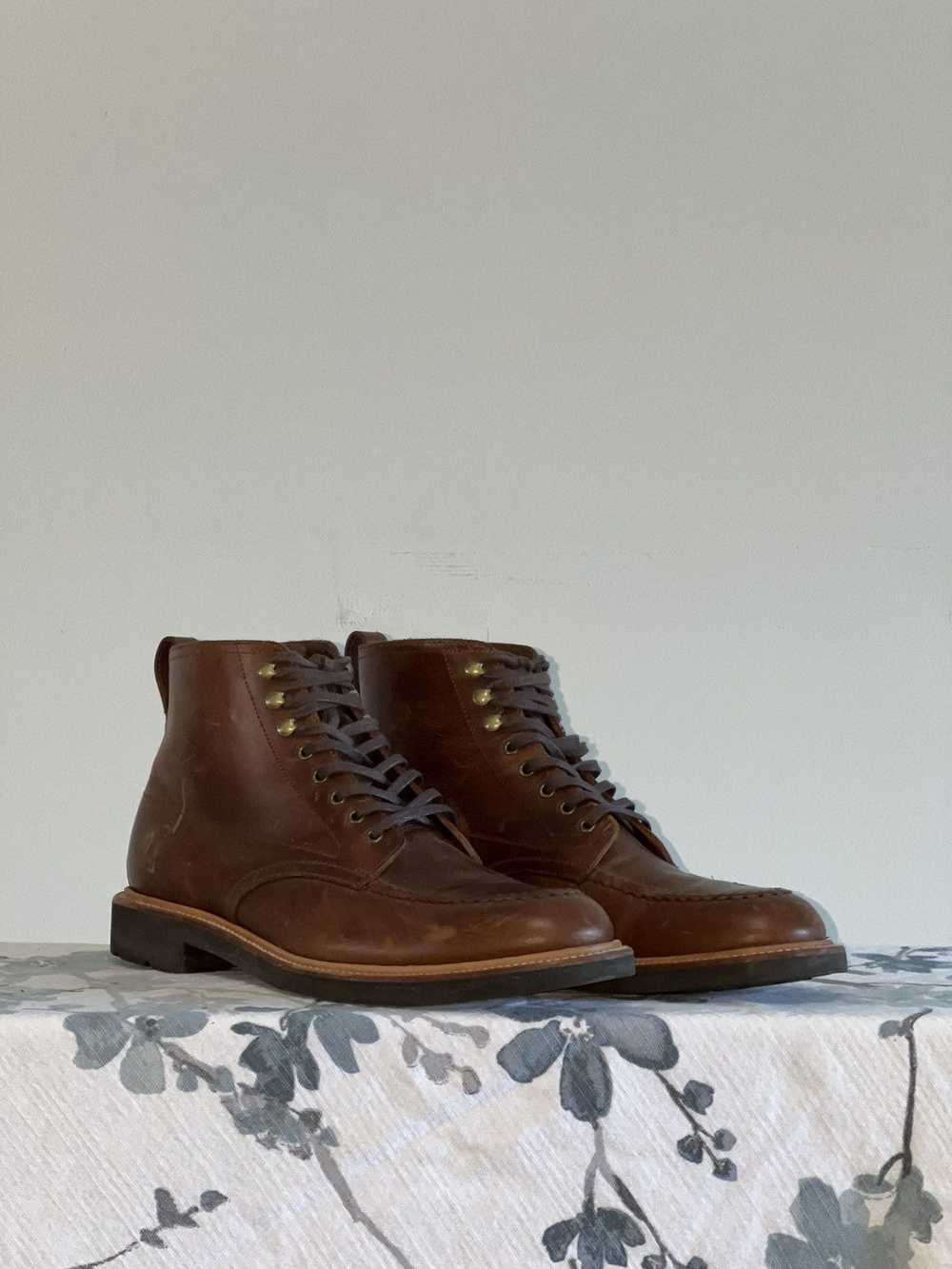 J.Crew J. Crew Mahogany Alden Moc Toe Boot - image 1