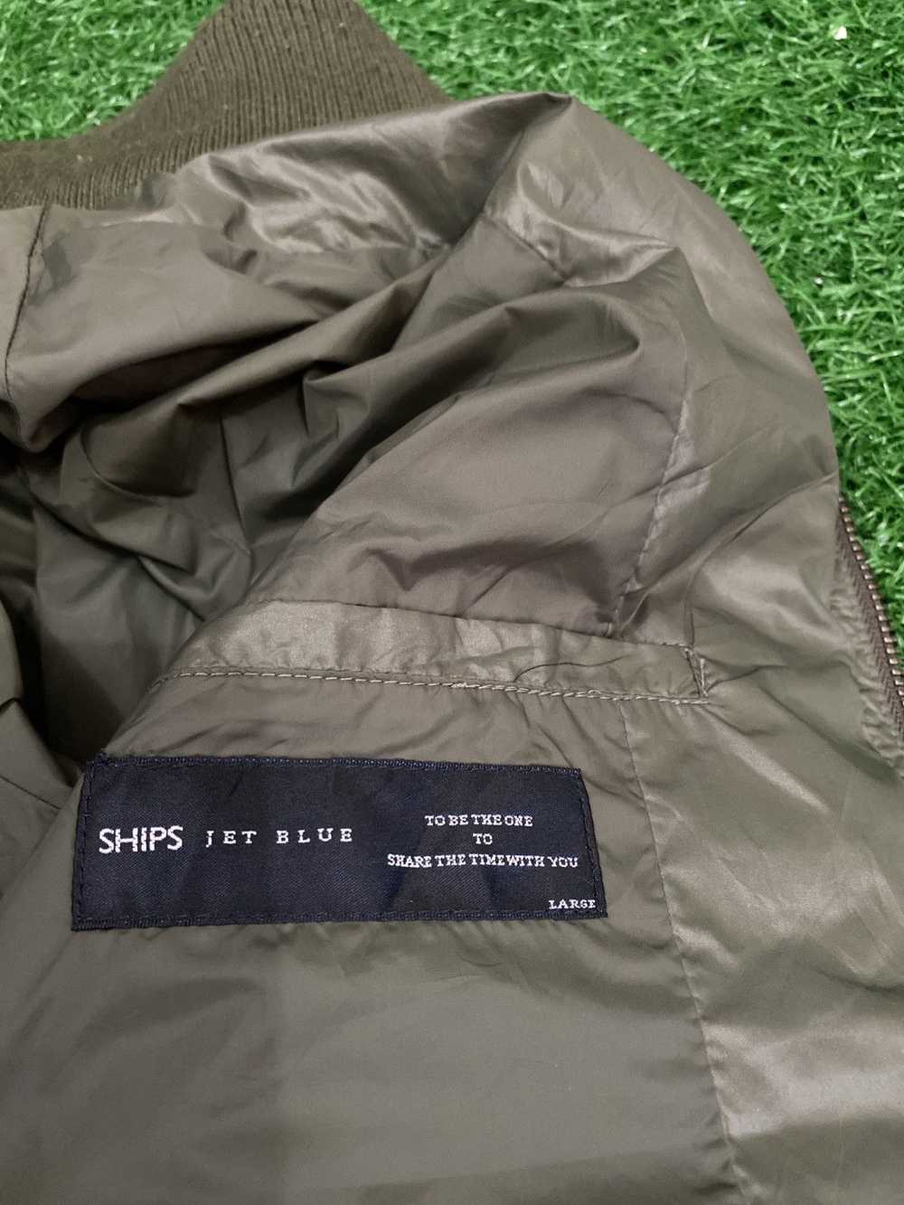 Ships Jet Blue Ships Jet Blue Multizipper Jacket - image 8