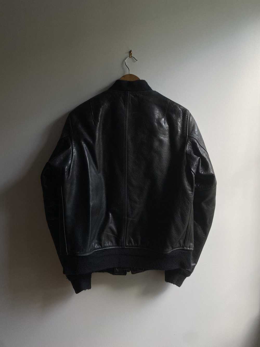 Schott Vintage Schott MA-1 Leather Bomber Jacket - image 2