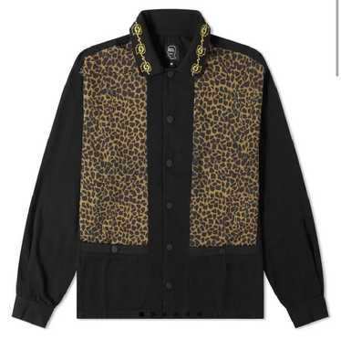 Brain Dead Brain Dead Cheetah Cabana Shirt Black … - image 1