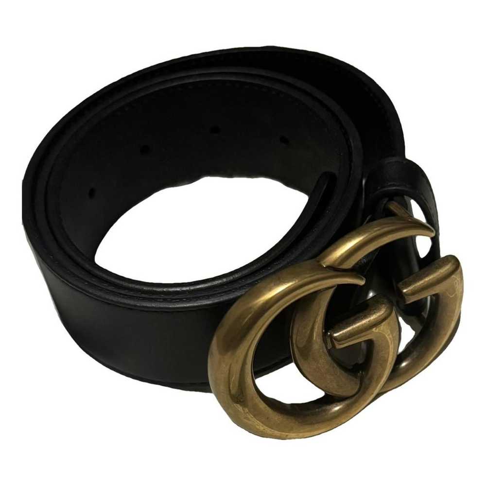 Gucci Gg Buckle leather belt - image 1