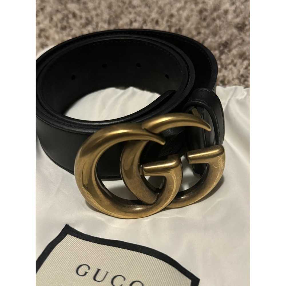 Gucci Gg Buckle leather belt - image 3