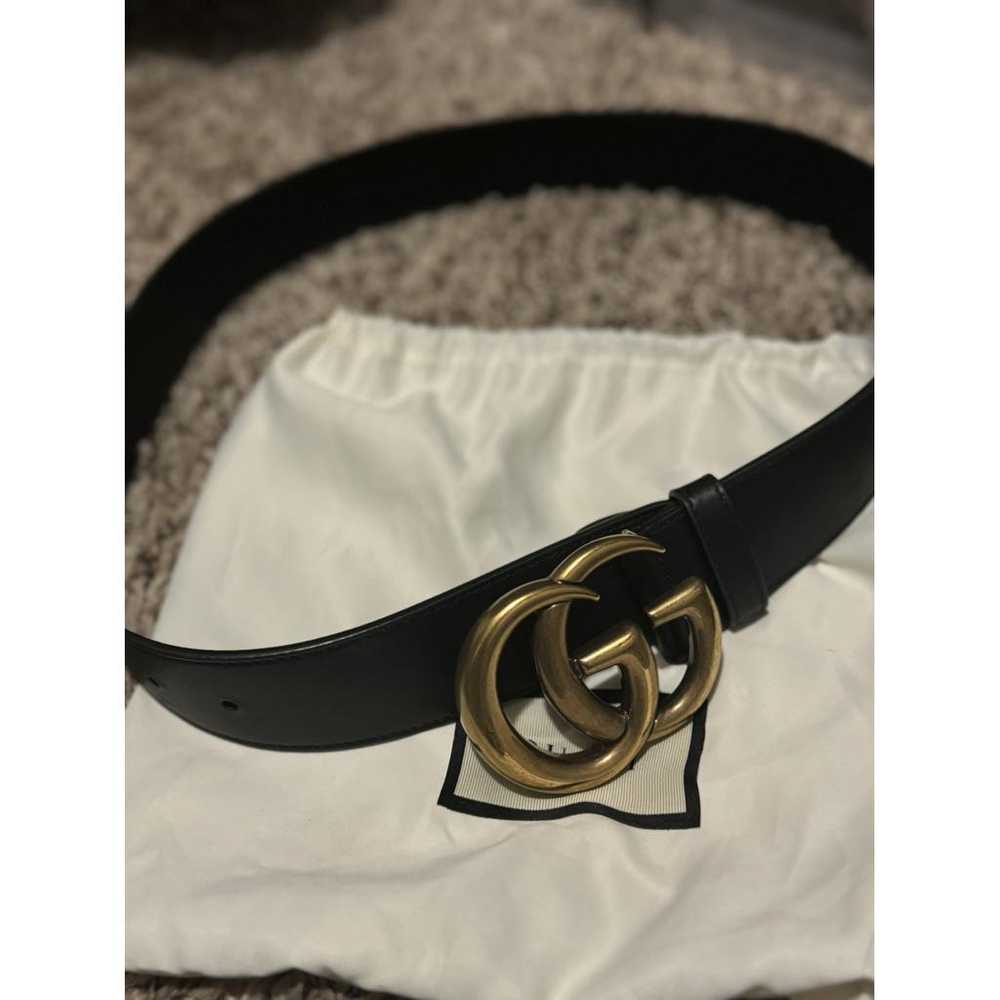 Gucci Gg Buckle leather belt - image 4