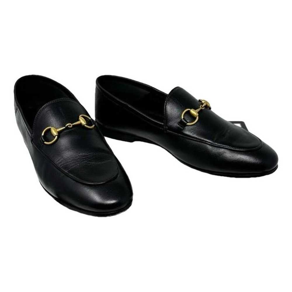 Gucci Brixton leather flats - image 1