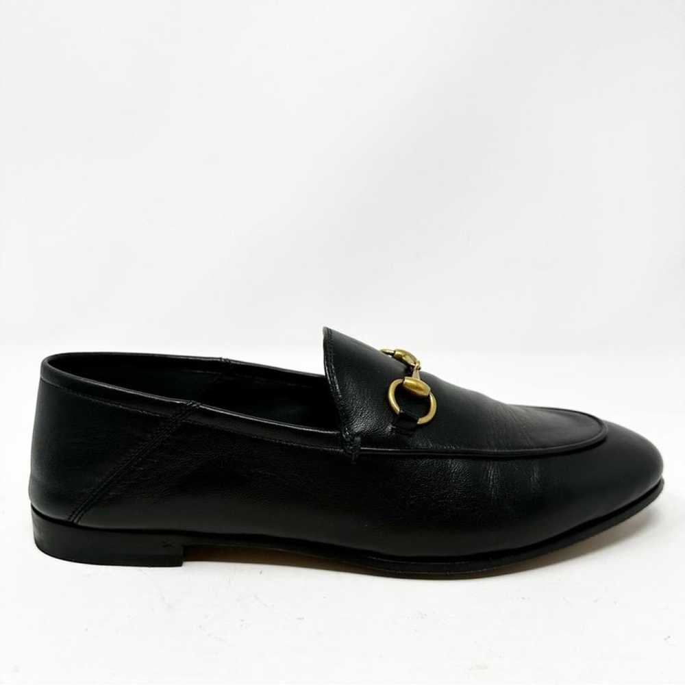 Gucci Brixton leather flats - image 7