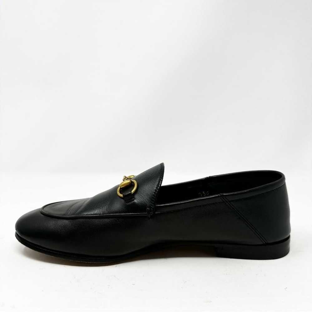 Gucci Brixton leather flats - image 8