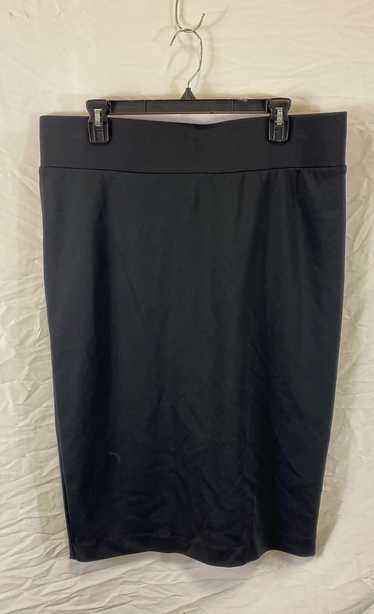 NWT Alfani Womens Black Back Slit Pull-On Slacks S