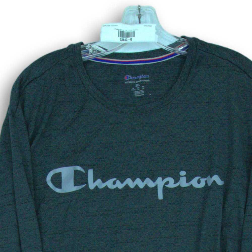 Men's Champion Gray Pullover T-Shirt Size 2XL - image 3