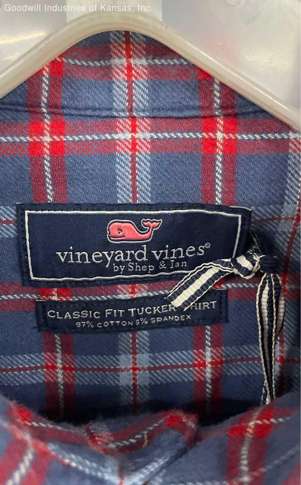 Vineyard vines Plaid Long Sleeve - Size M - image 3