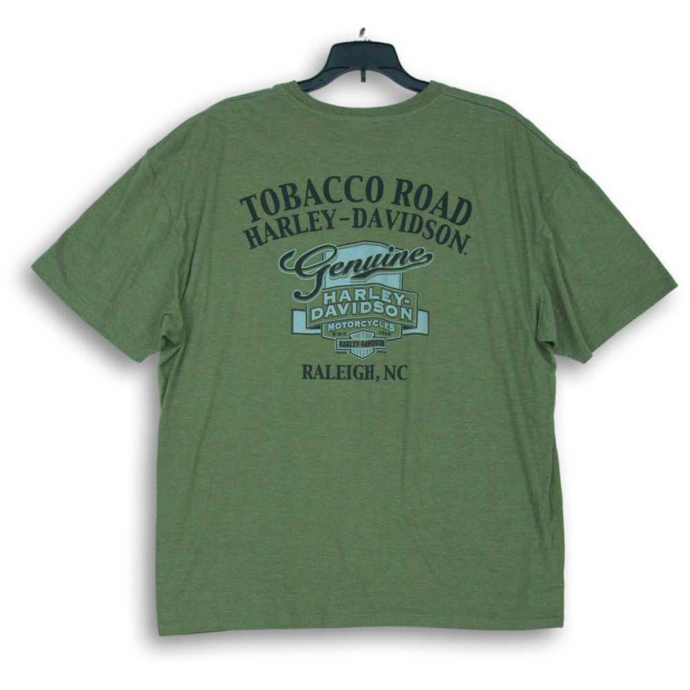 Men's Harley-Davidson Olive Pullover T-Shirt Size… - image 2