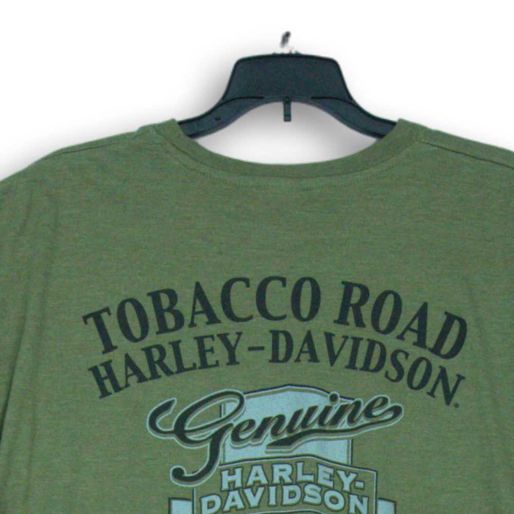 Men's Harley-Davidson Olive Pullover T-Shirt Size… - image 4