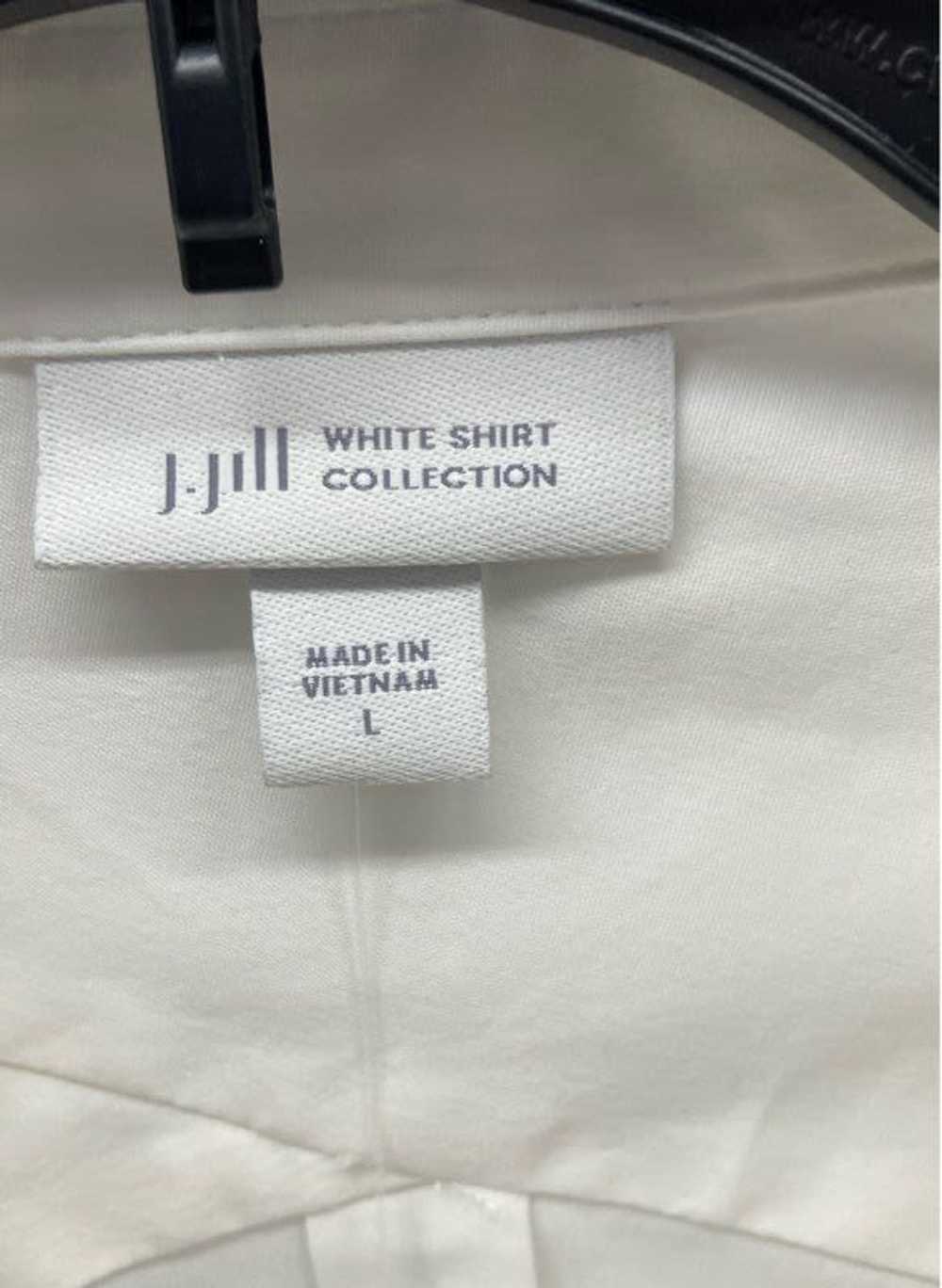 J. Jill J.jill Women White Button Up Long Sleeve … - image 3