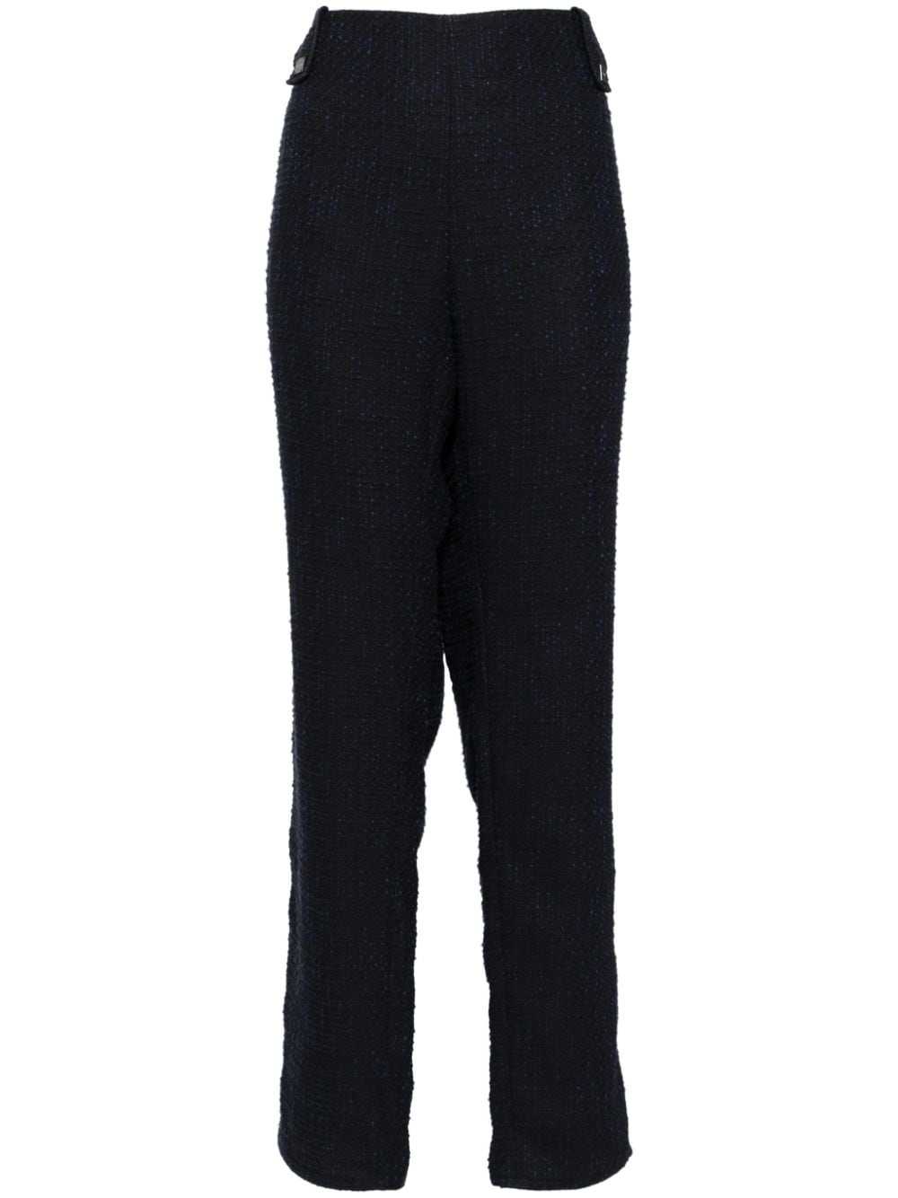 CHANEL Pre-Owned 2001 long trousers - Blue - image 1