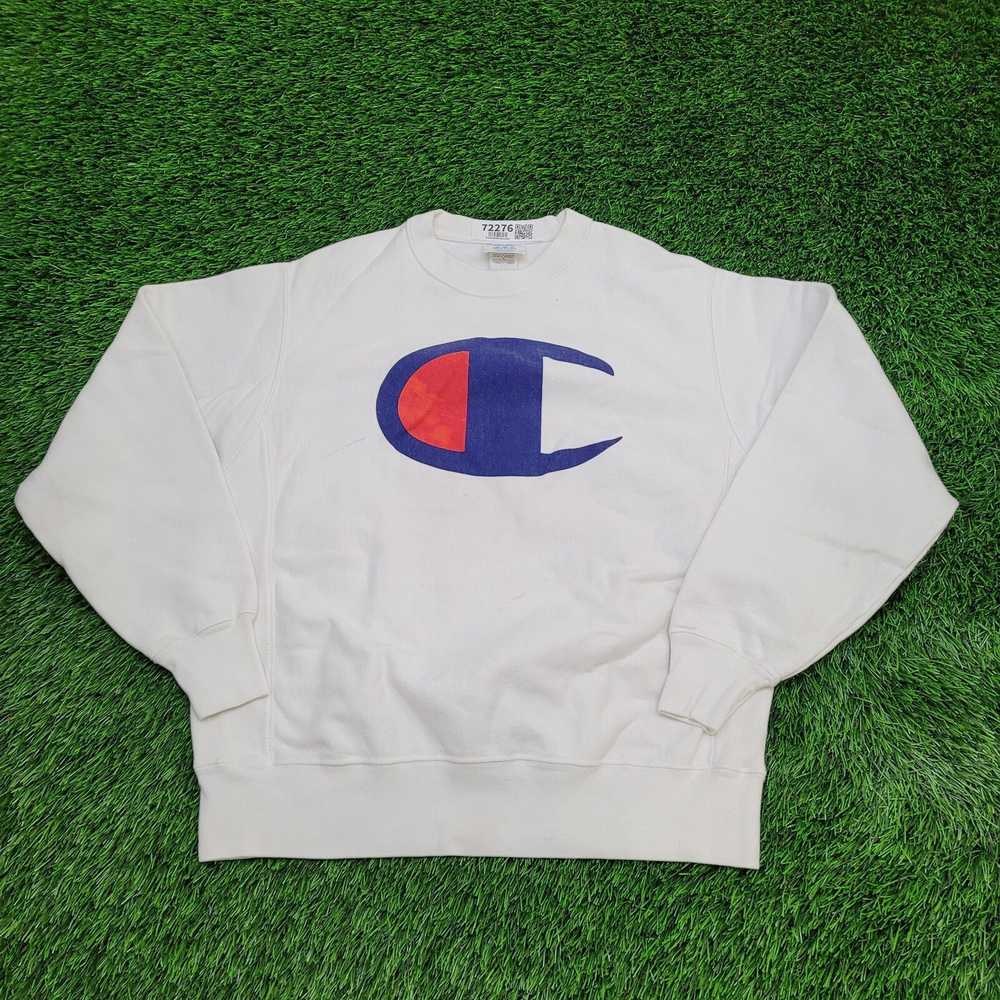 Champion Vintage Y2K Champion Script Sweatshirt M… - image 1