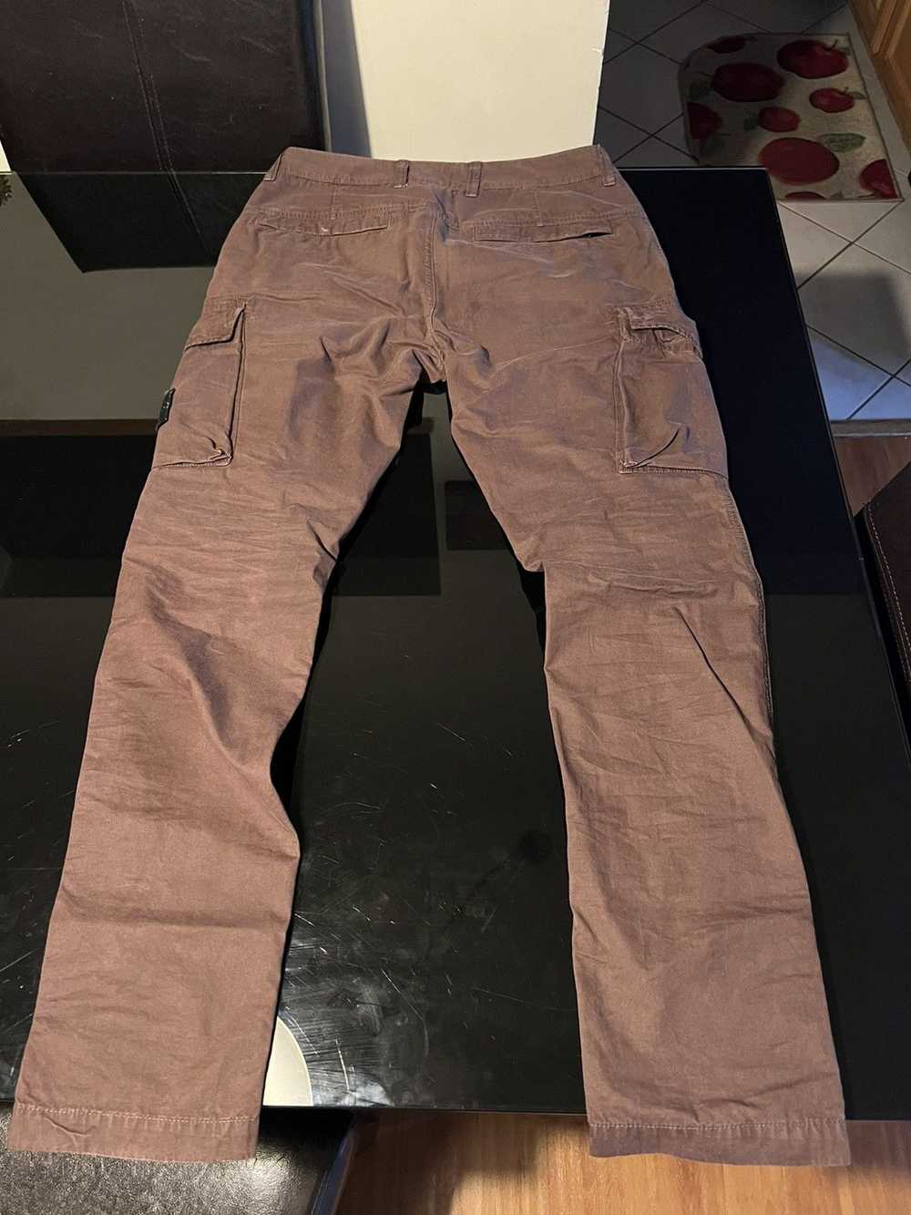 Stone Island Stone island brown cargo pants - image 2