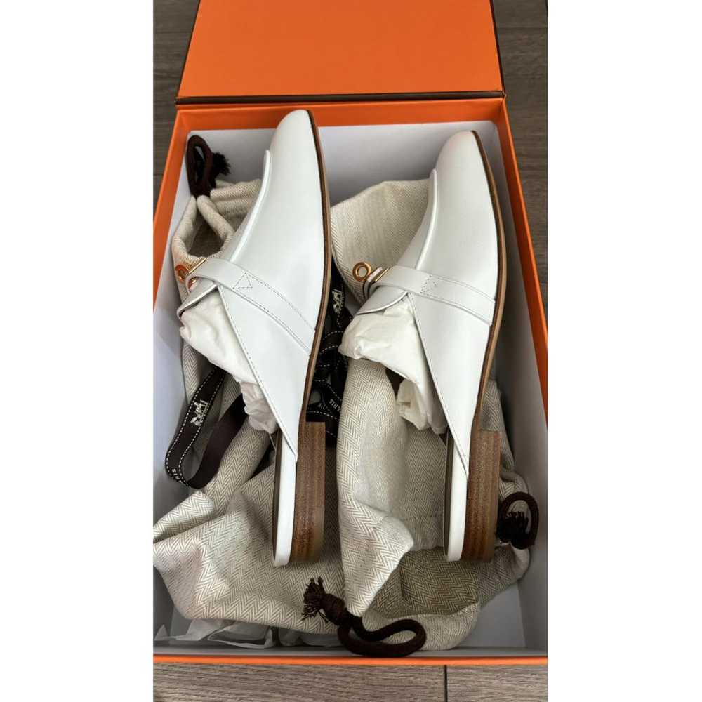 Hermès Oz leather mules & clogs - image 3