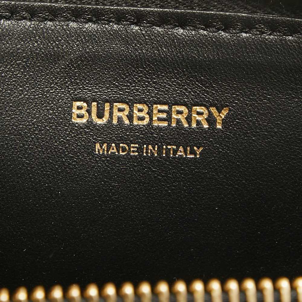 Burberry BURBERRY Black Leather Large Olympia Sho… - image 8