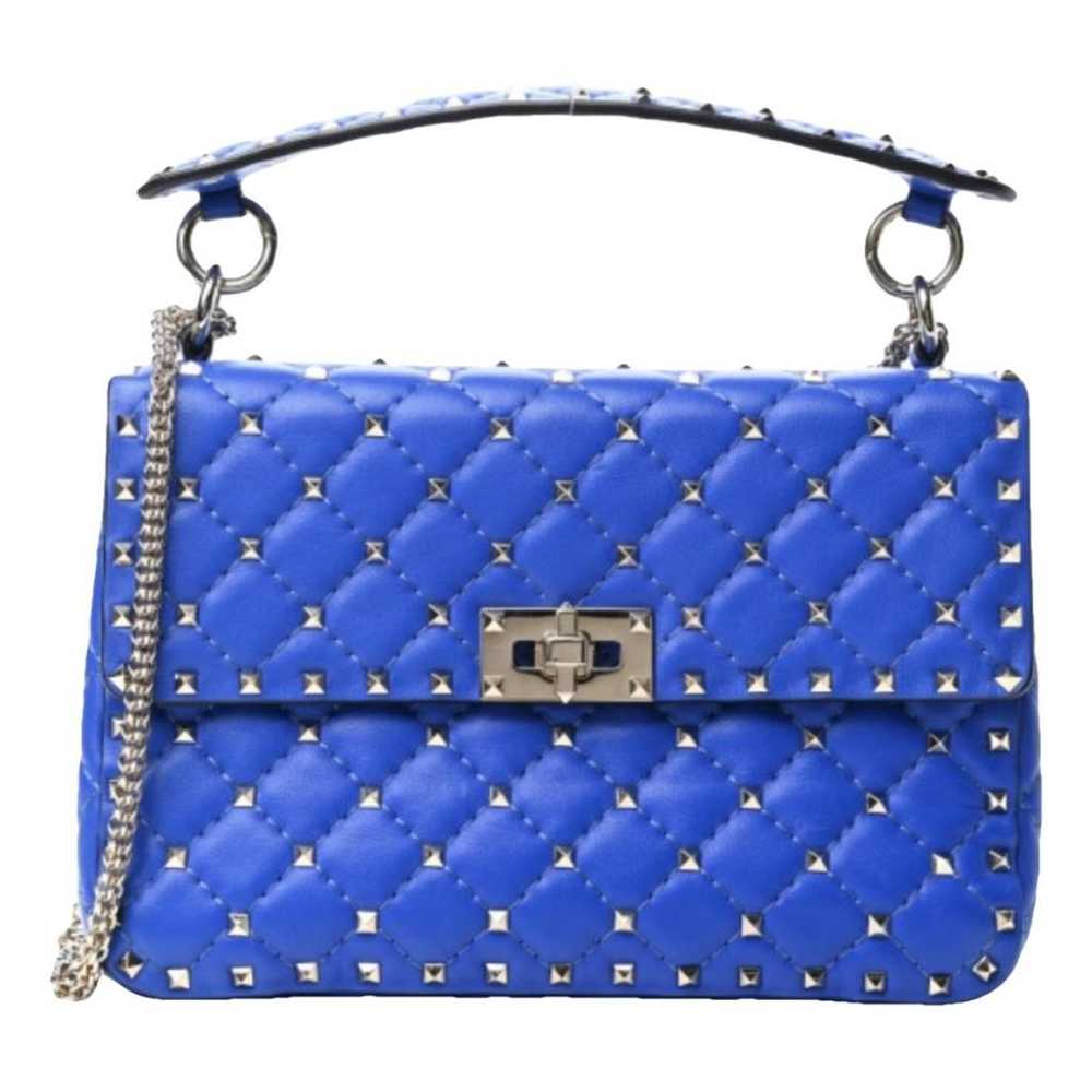 Valentino Garavani Rockstud spike leather handbag - image 1