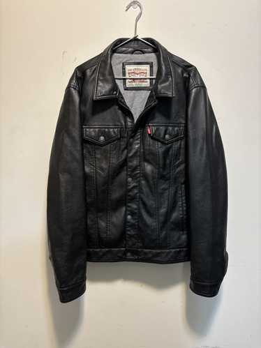 Levi's × Vintage Levi’s faux leather jacket