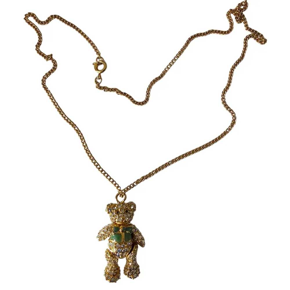 Articulated Teddy Bear Pendant - image 3