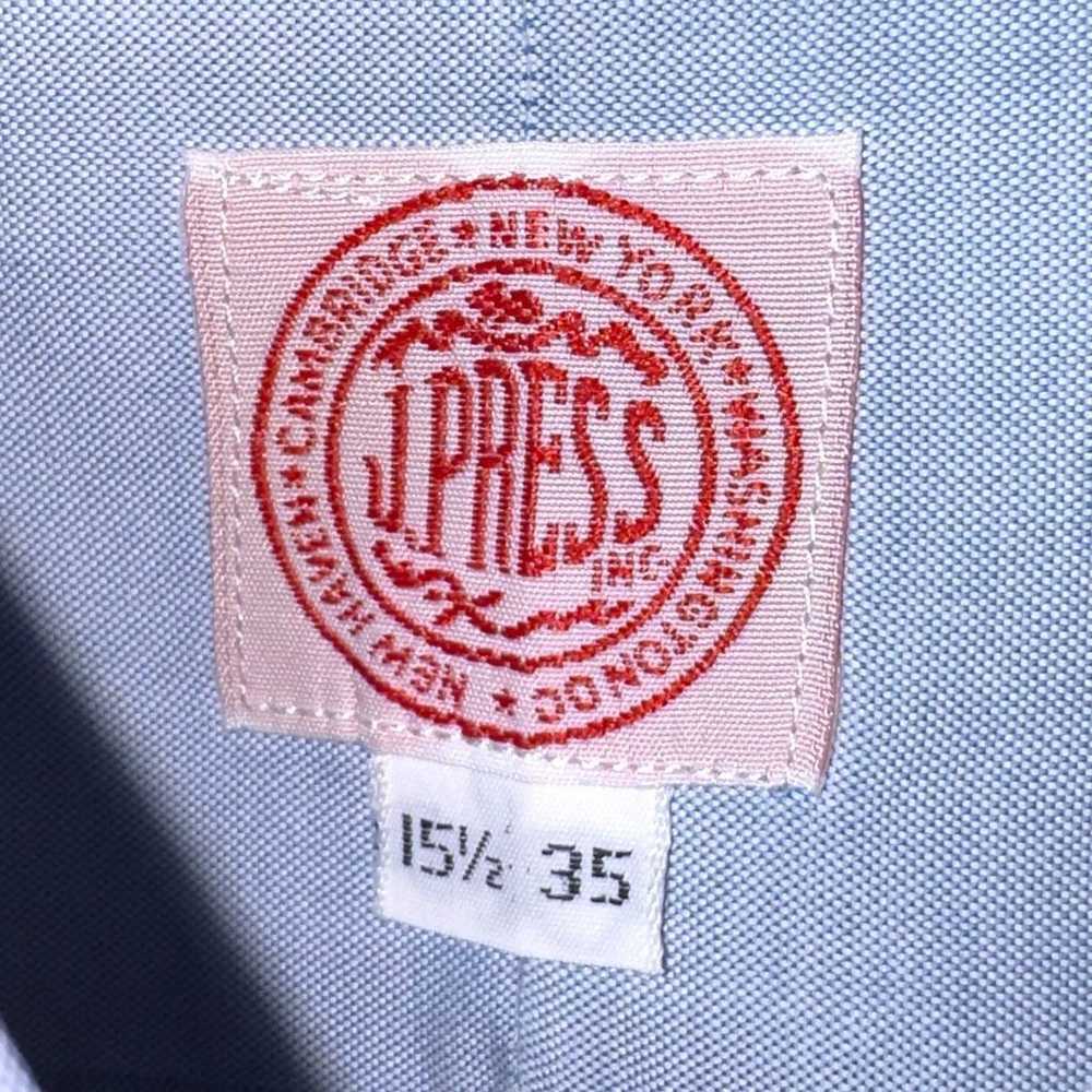 J. Press J. Press Made in USA Blue Oxford Cloth D… - image 2