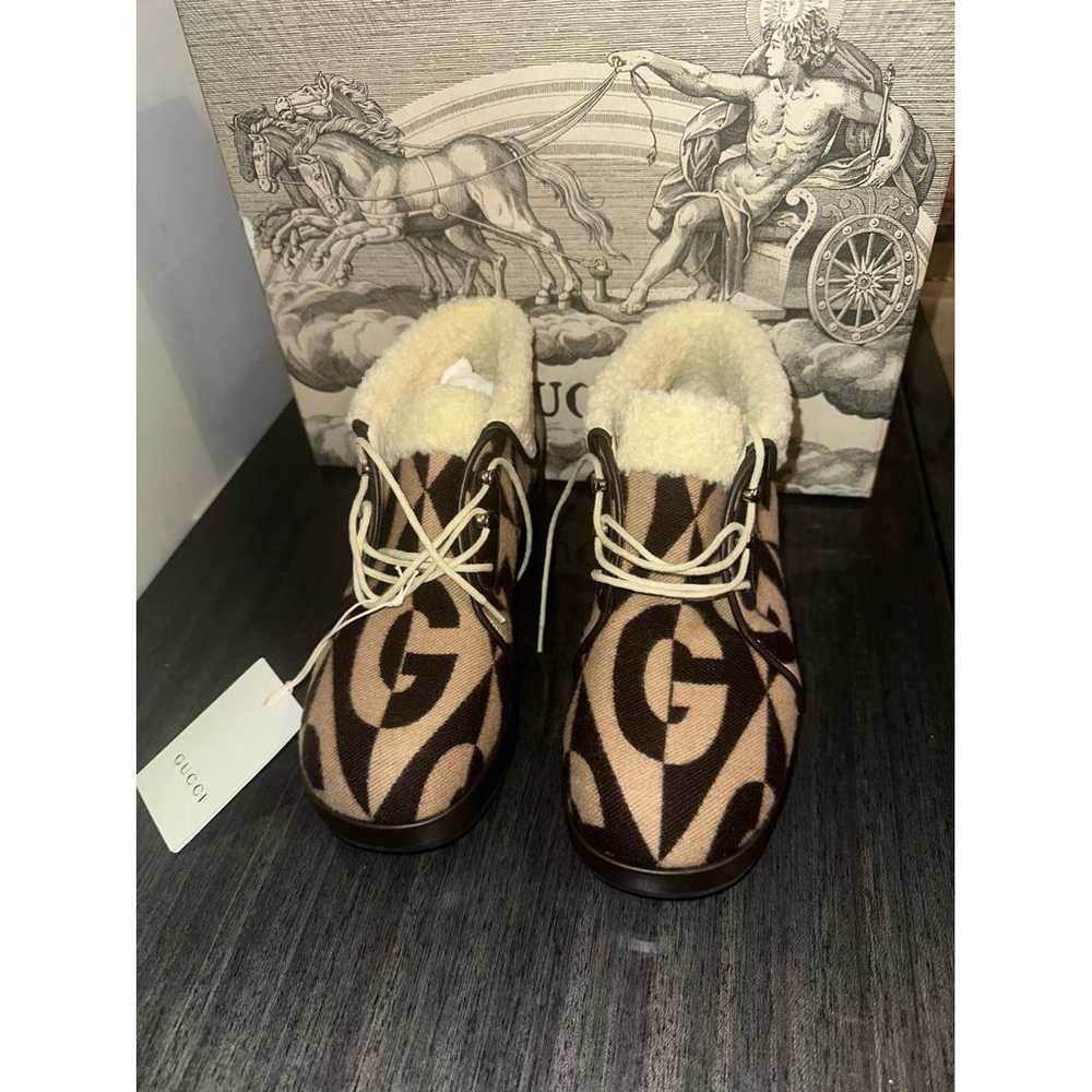 Gucci Cloth boots - image 2