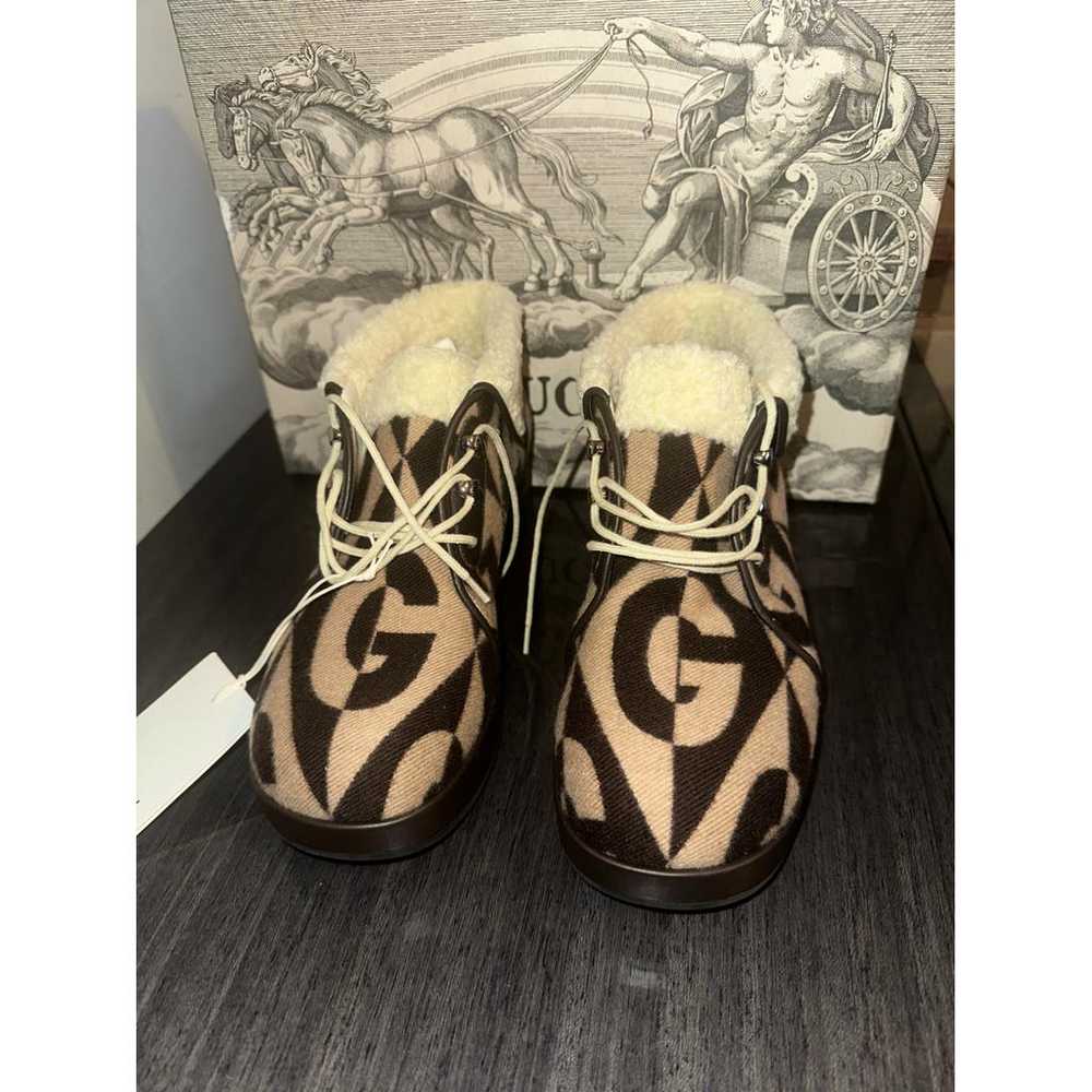 Gucci Cloth boots - image 3