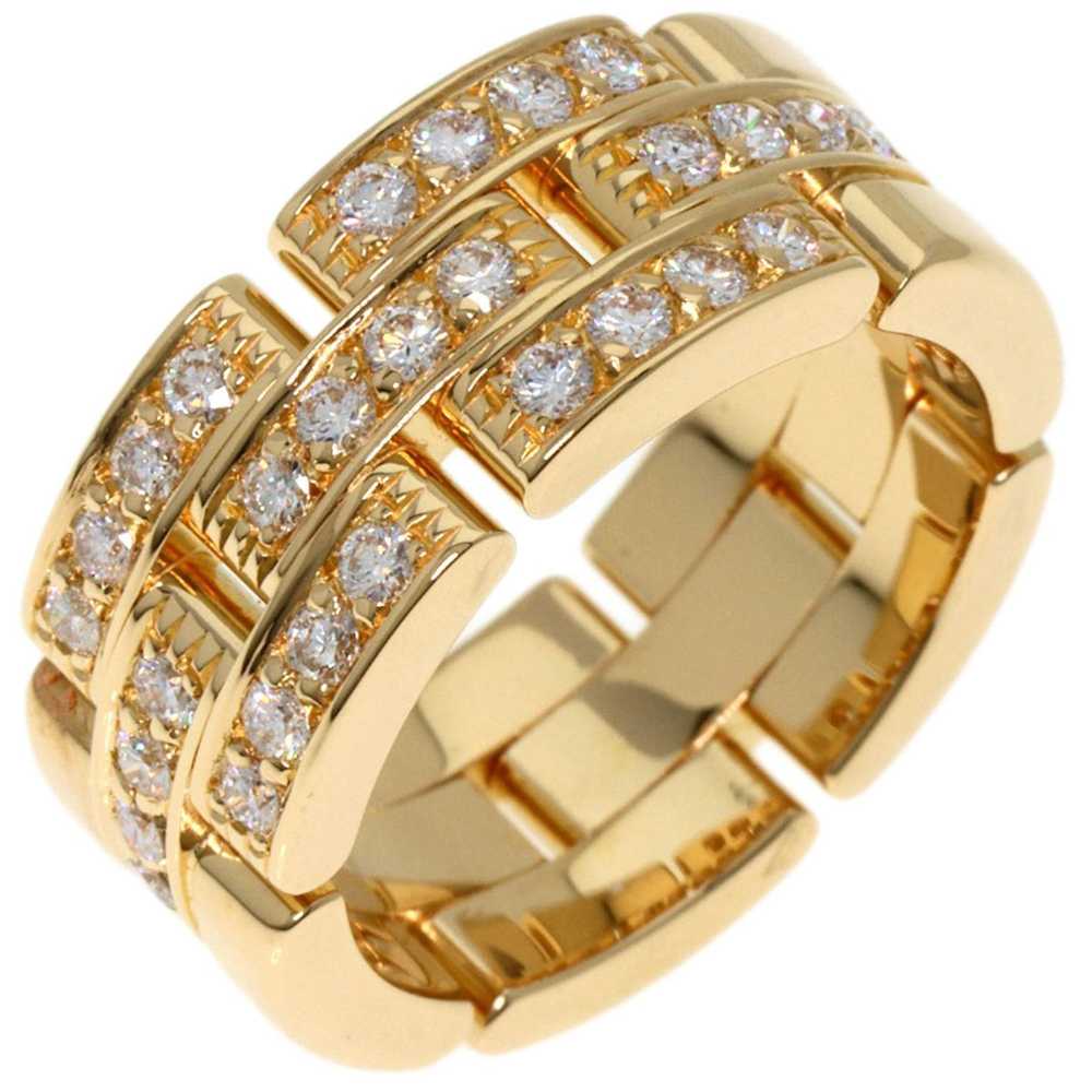 Cartier Cartier Panthere Half Diamond Ring, 18K Y… - image 2