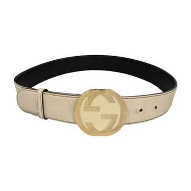 Gucci Gucci Interlocking G Leather Belt - image 1