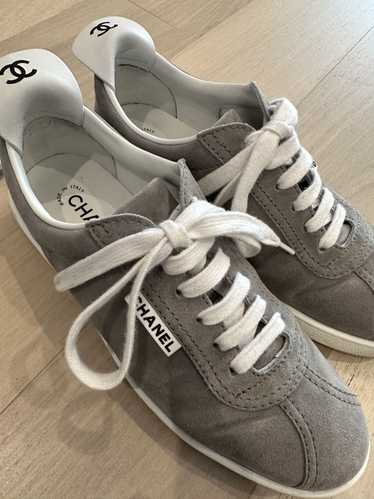 Chanel Chanel Sneakers Grey Suede